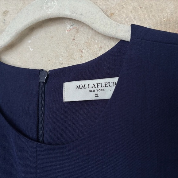 MM Lafleur the Shirley Dress in Deep Indigo - Picture 4 of 6